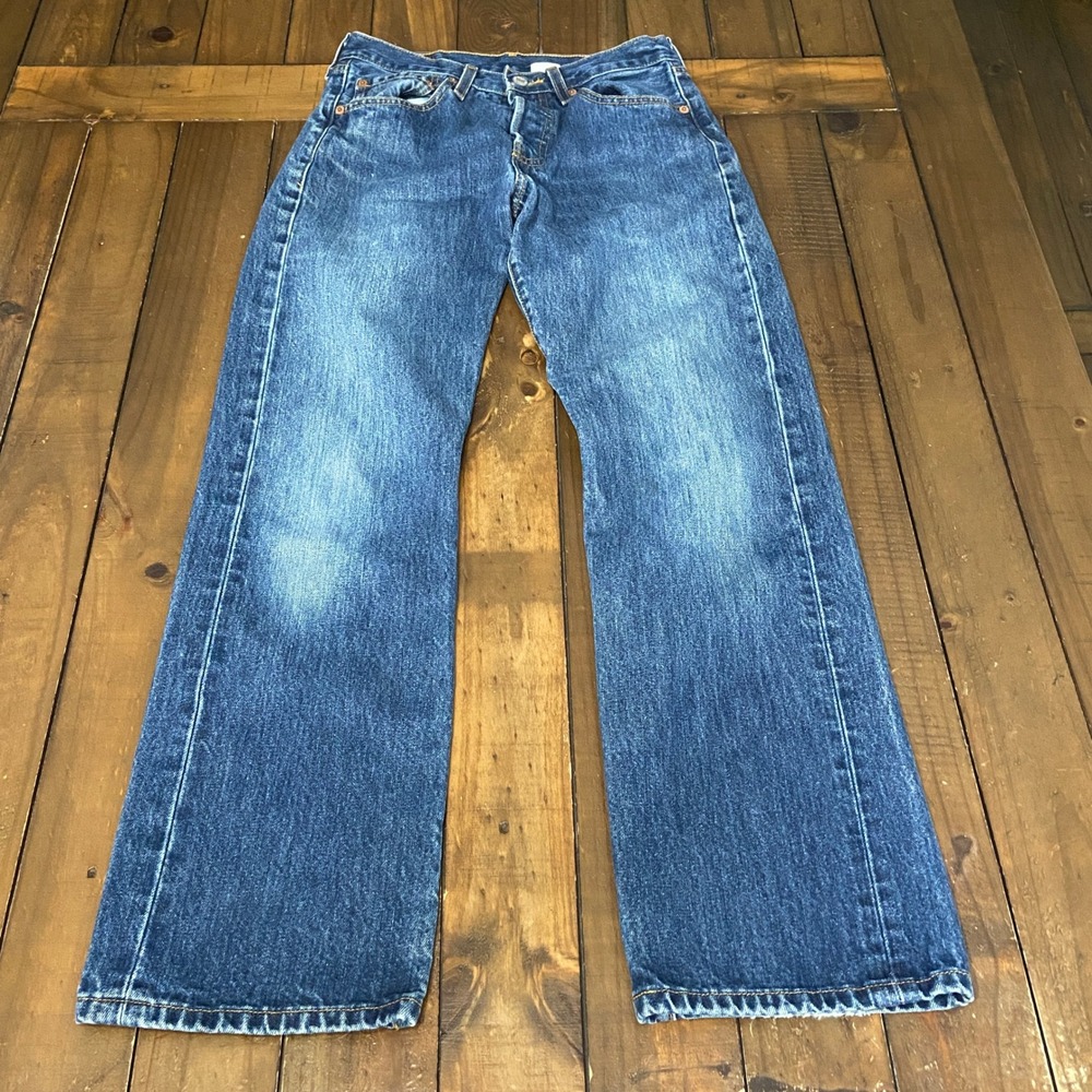 Vintage Levi's 501 XX Jeans W28 L30 Made in Mexico Button Fly 100% Cotton 2006